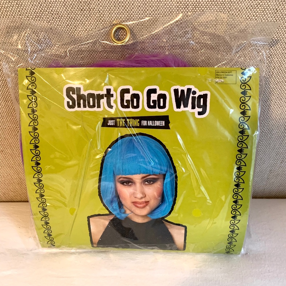 Short Go Go Wig Purple - NEW